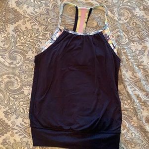 EUC girls Iviva tank top with built in bra